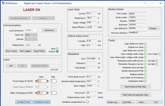 Digital Laser Module Interface